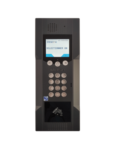 Pack 200 noms 1 interphone anthracite seul + 1 centrale - [product_reference]Pack 200 noms 1 interphone anthracite seul + 1 c