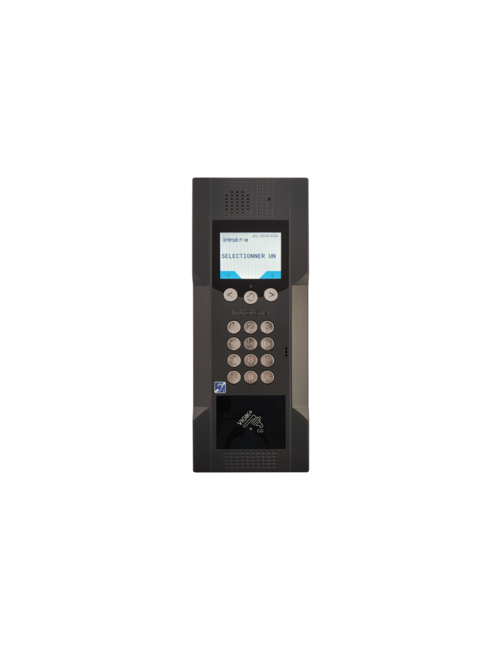 Pack 200 noms 1 interphone anthracite seul + 1 centrale - [product_reference]Pack 200 noms 1 interphone anthracite seul + 1 c