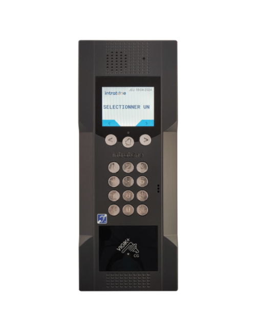 Pack 200 noms 1 interphone anthracite seul + 1 centrale - 01-0203-PLUS
