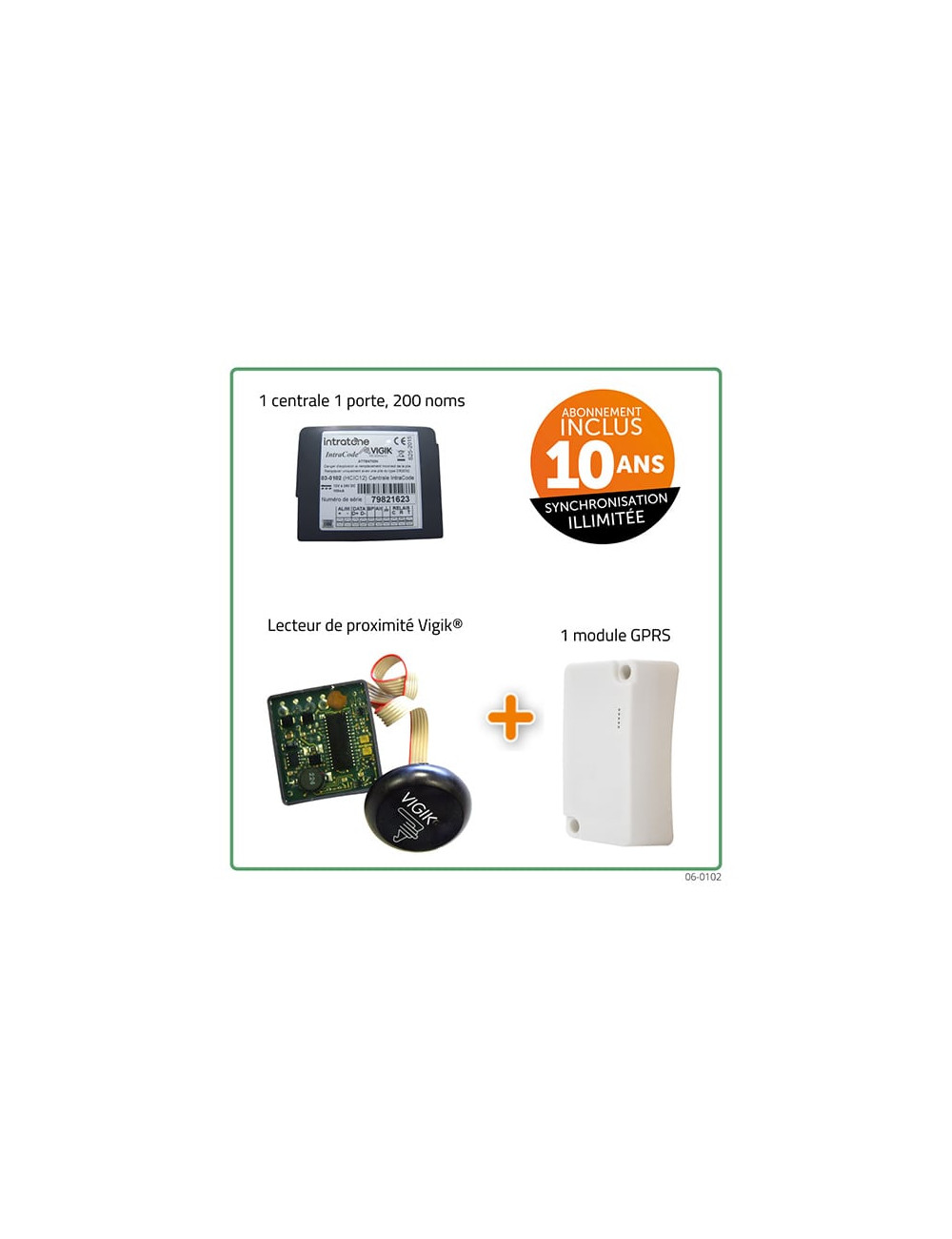 Lecteur vigik Data Eco Vigik + C1P - 06-0102