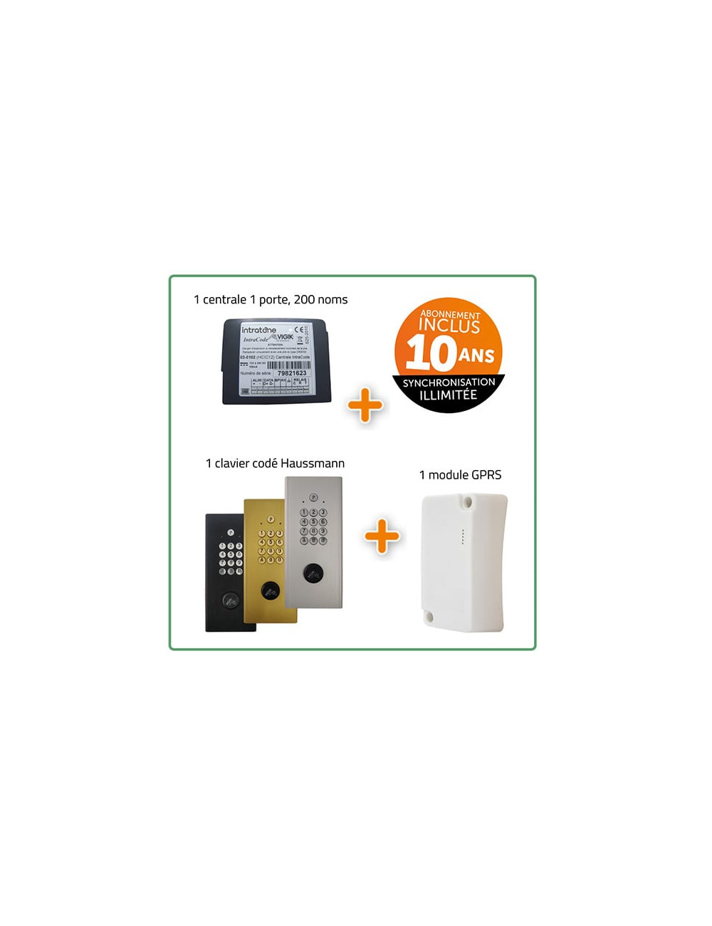 Intrabox DATA éco clavier codé HaussmannIntrabox Hauss argent - [product_reference]Intrabox DATA éco clavier codé HaussmannIn