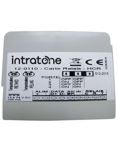 Carte relais pour centrale 1 porte / 100 noms - 12-0110