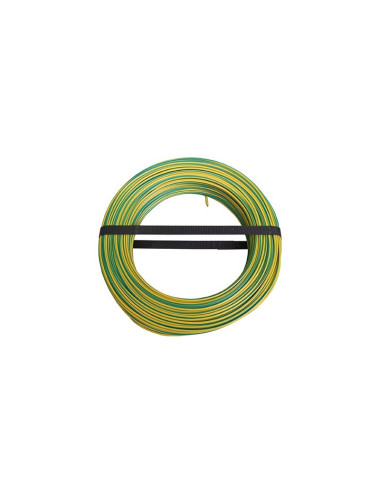 Fil électrique 1X2.5mm² v/j C100 - [product_reference]Fil électrique 1X2.5mm² v/j C100