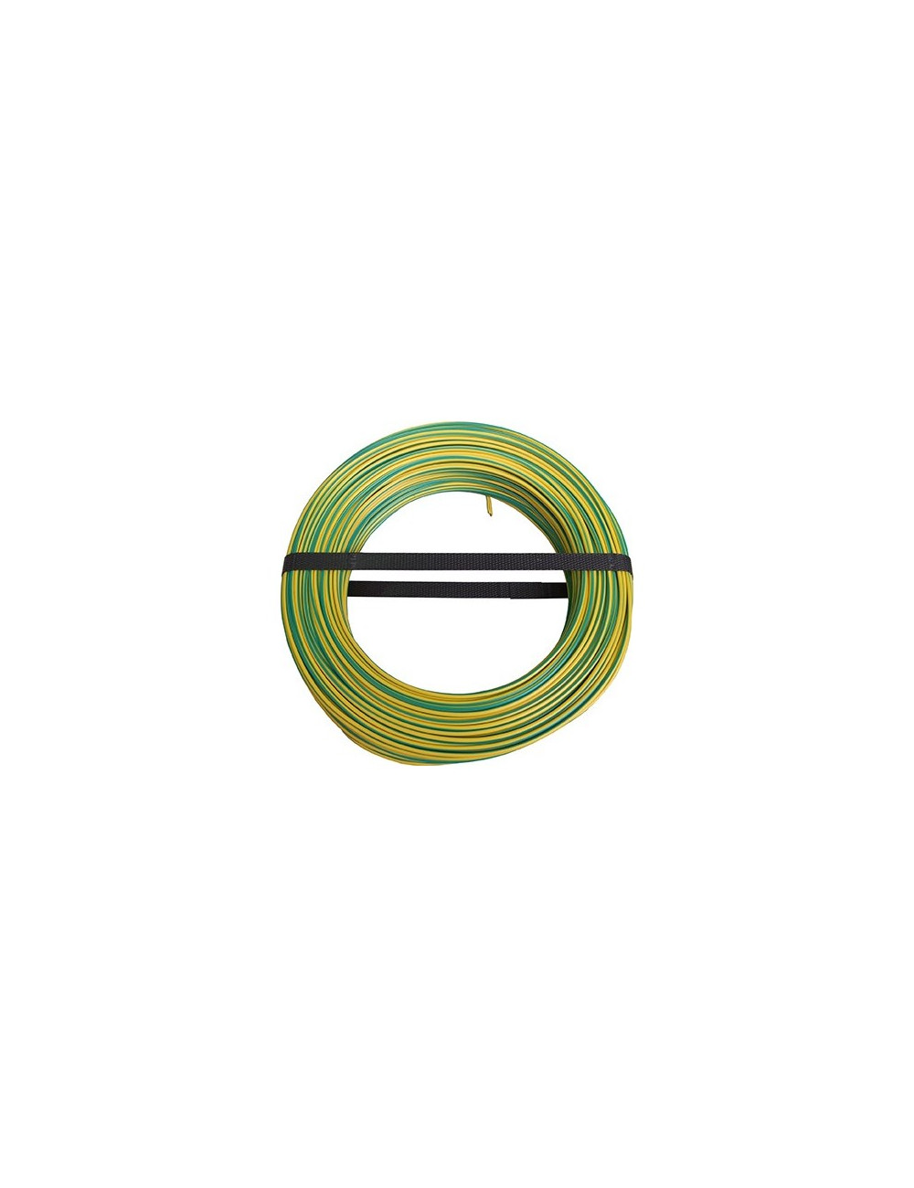 Fil électrique 1X2.5mm² v/j C100 - [product_reference]Fil électrique 1X2.5mm² v/j C100