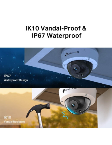 Dôme 4Mp 89° IR30m H265+ IK10 IP67 IA - [product_reference]Dôme 4Mp 89° IR30m H265+ IK10 IP67 IA