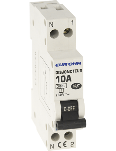Disjoncteur 1P+N 10A - [product_reference]Disjoncteur 1P+N 10A