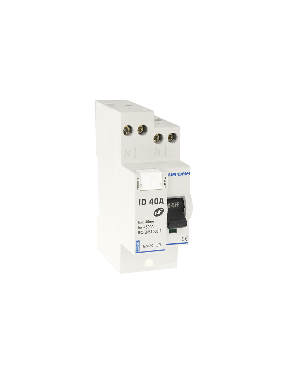 Interrupteur différentiel 40A 1P+N 30mA Type AC - [product_reference]Interrupteur différentiel 40A 1P+N 30mA Type AC