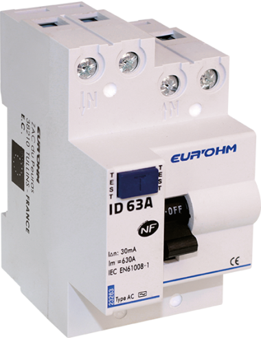Interrupteur différentiel 63A 1P+N 30mA Type AC - [product_reference]Interrupteur différentiel 63A 1P+N 30mA Type AC