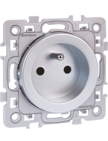 Prise 2P+T 16A Silver - [product_reference]Prise 2P+T 16A Silver