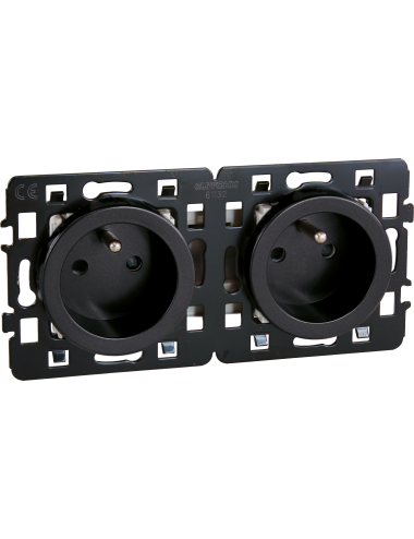 Double prise 2P+T précablée Vulcain - [product_reference]Double prise 2P+T précablée Vulcain