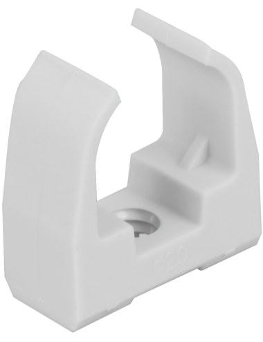 Clips tube Ø16 gris - [product_reference]Clips tube Ø16 gris