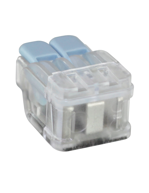 Borne à levier 2P 0,35 à 6mm²