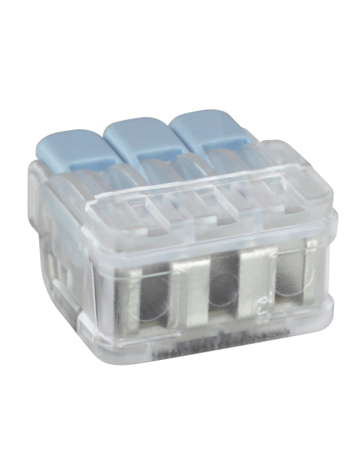 Borne à levier 3P 0,35 à 6mm²