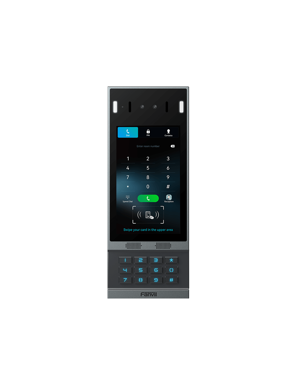 Fanvil SIP Intercom vidéo i67 écran couleur tactile, I67