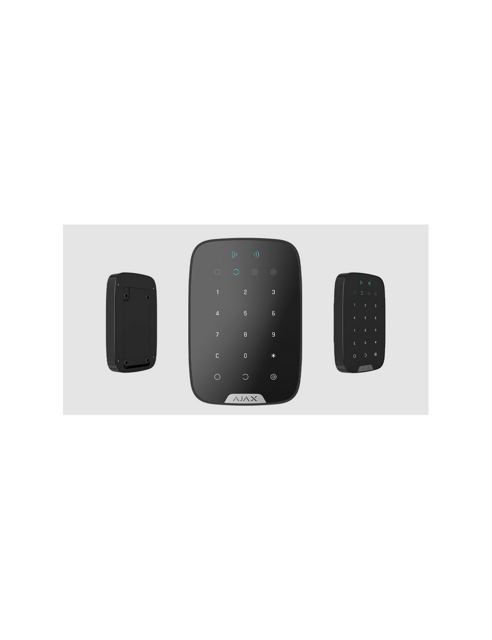 Clavier radio tactile + lecteur de proximité RFID - blanc AJAX - KeyPad Plus Jeweller