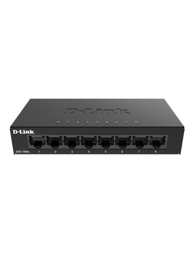 Switch Desktop 8 Ports Giga Boîtier Métallique, DGS-108GL/E