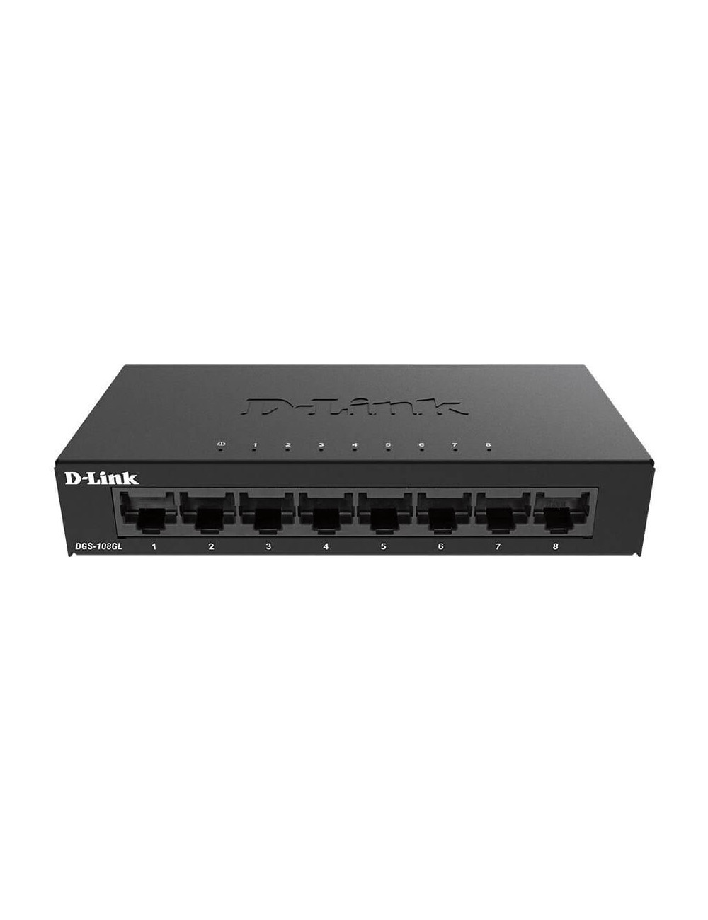 Switch Desktop 8 Ports Giga Boîtier Métallique, DGS-108GL/E