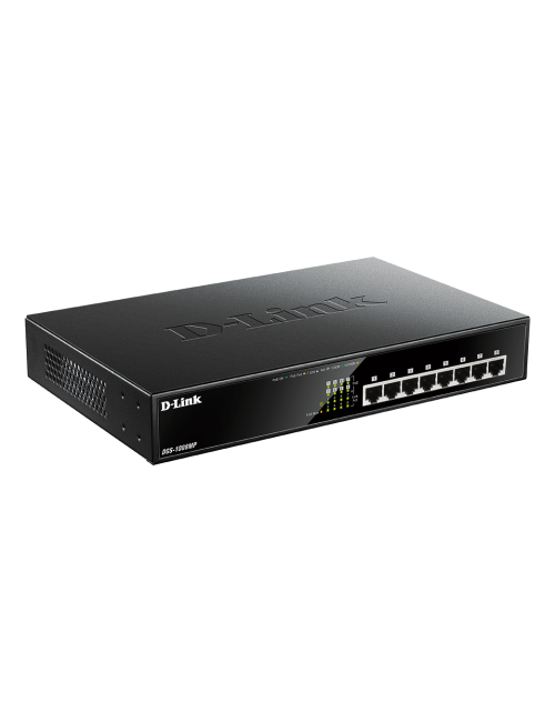 Switch Desktop avec 8 Ports Giga PoE af/at 125W - DGS-1008MP