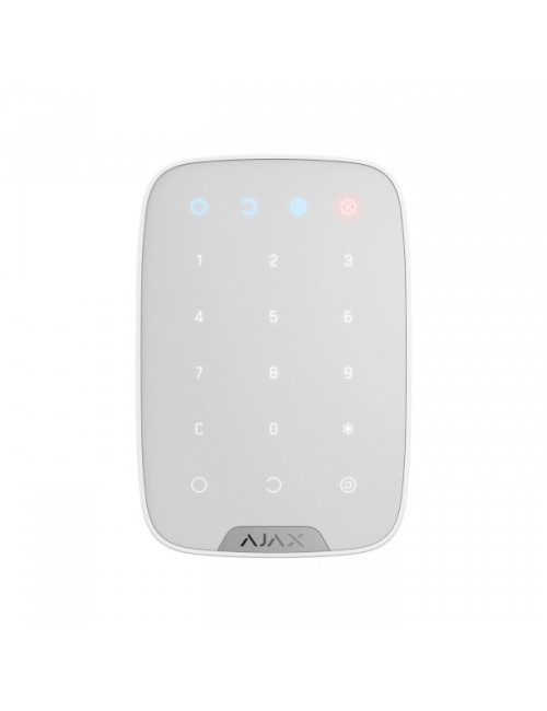 38253.83.WH1 - Clavier radio tactile + lecteur de proximité RFID - blanc