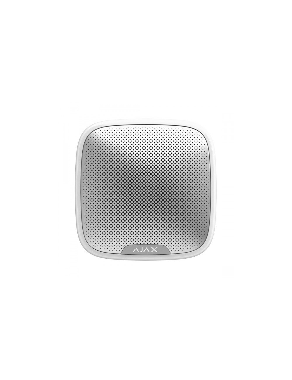 Sirène radio int./ext. avec flash LED - blanc - STREET SIREN W