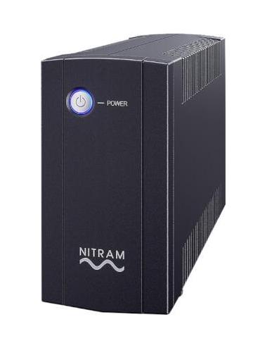 Nitram Elite Value IEC 650 – Onduleur line interactive 650 VA / 360 W avec 4 prises IEC C13