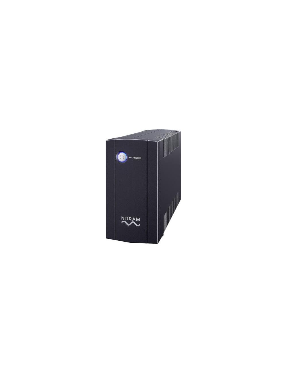 Nitram Elite Value IEC 650 – Onduleur line interactive 650 VA / 360 W avec 4 prises IEC C13