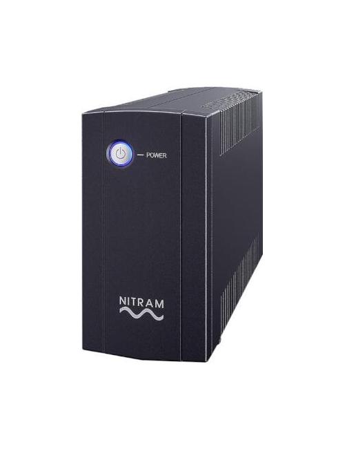 Nitram Elite Value IEC 650 – Onduleur line interactive 650 VA / 360 W avec 4 prises IEC C13