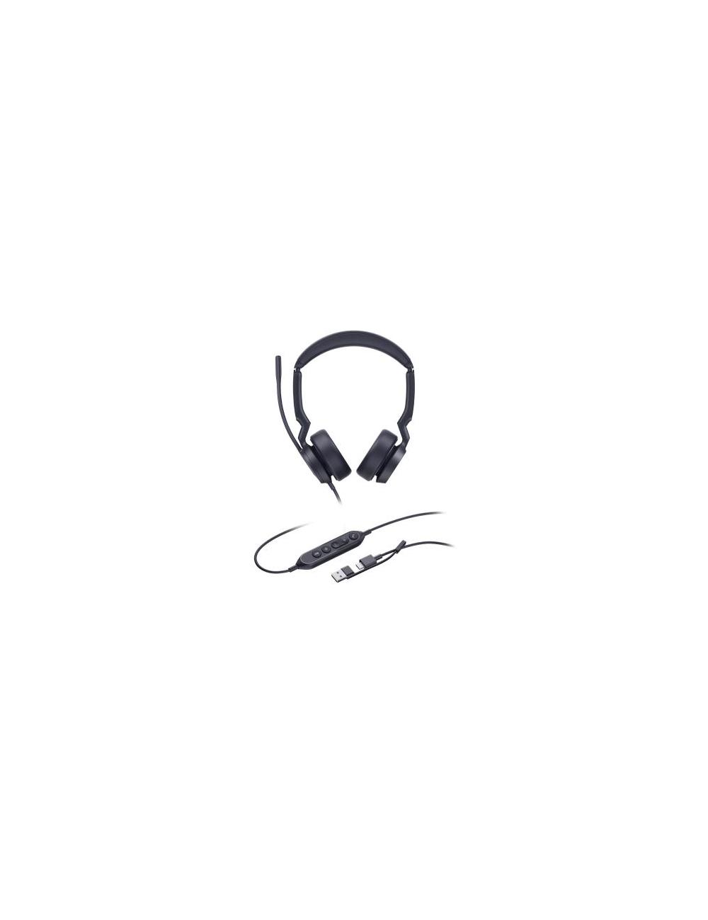 Yealink UH44 Dual Teams – Casque USB filaire binaural