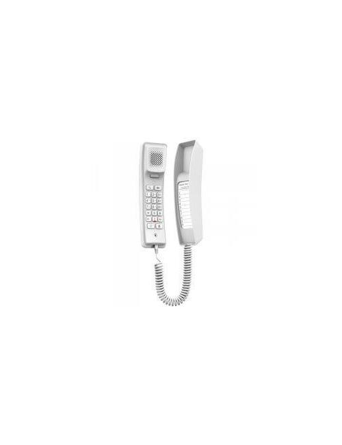 Fanvil H2U blanc – Téléphone SIP compact pour chambre d'hôtel et cabinet