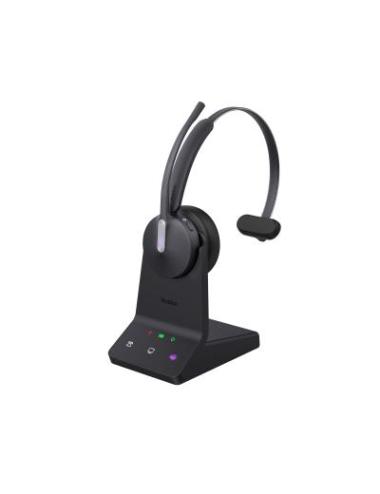Yealink WH64 Mono Teams – Casque DECT et Bluetooth monaural avec base