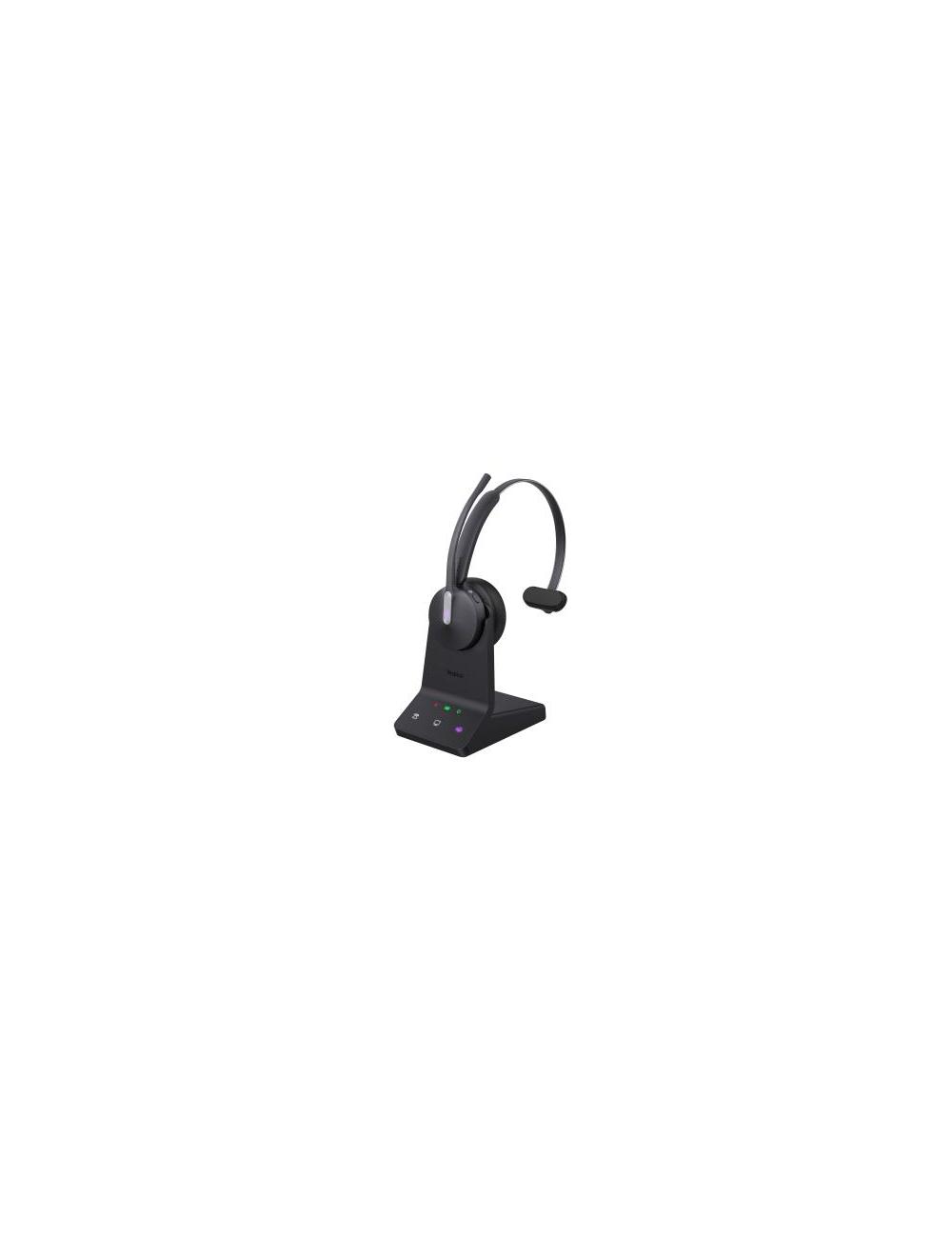 Yealink WH64 Mono Teams – Casque DECT et Bluetooth monaural avec base