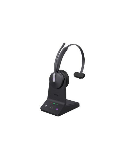 Yealink WH64 Mono Teams – Casque DECT et Bluetooth monaural avec base