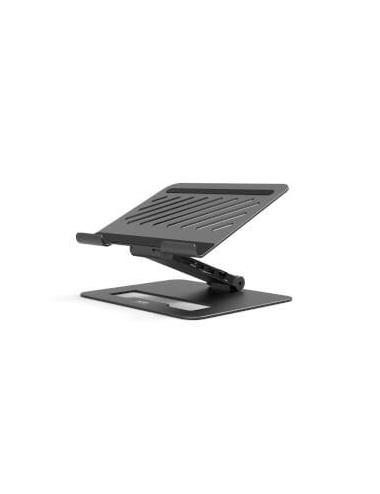 Port Designs 901108DOCK-EU – Support PC portable réglable avec station d'accueil USB-C