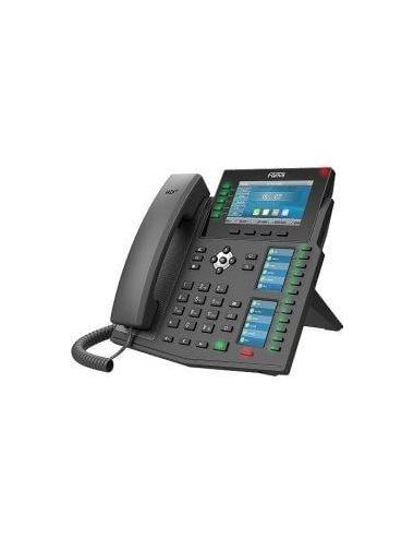 Fanvil X6U V2 – Téléphone IP 20 comptes SIP à trois écrans couleur