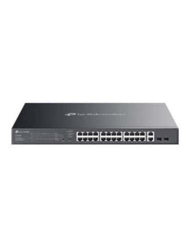 TP-Link Omada ES228GMP – Switch Easy Managed 28 ports Gigabit dont 24 PoE+ 384 W et 2 SFP