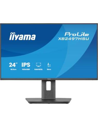 iiyama ProLite XB2497HSU-B1 – Écran 24 pouces IPS Full HD 120 Hz  pied réglable et hub USB