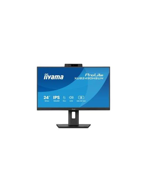 iiyama ProLite XUB2490HSUH-B2 – Écran 24 pouces IPS avec webcam 5 MP  micro et hub USB