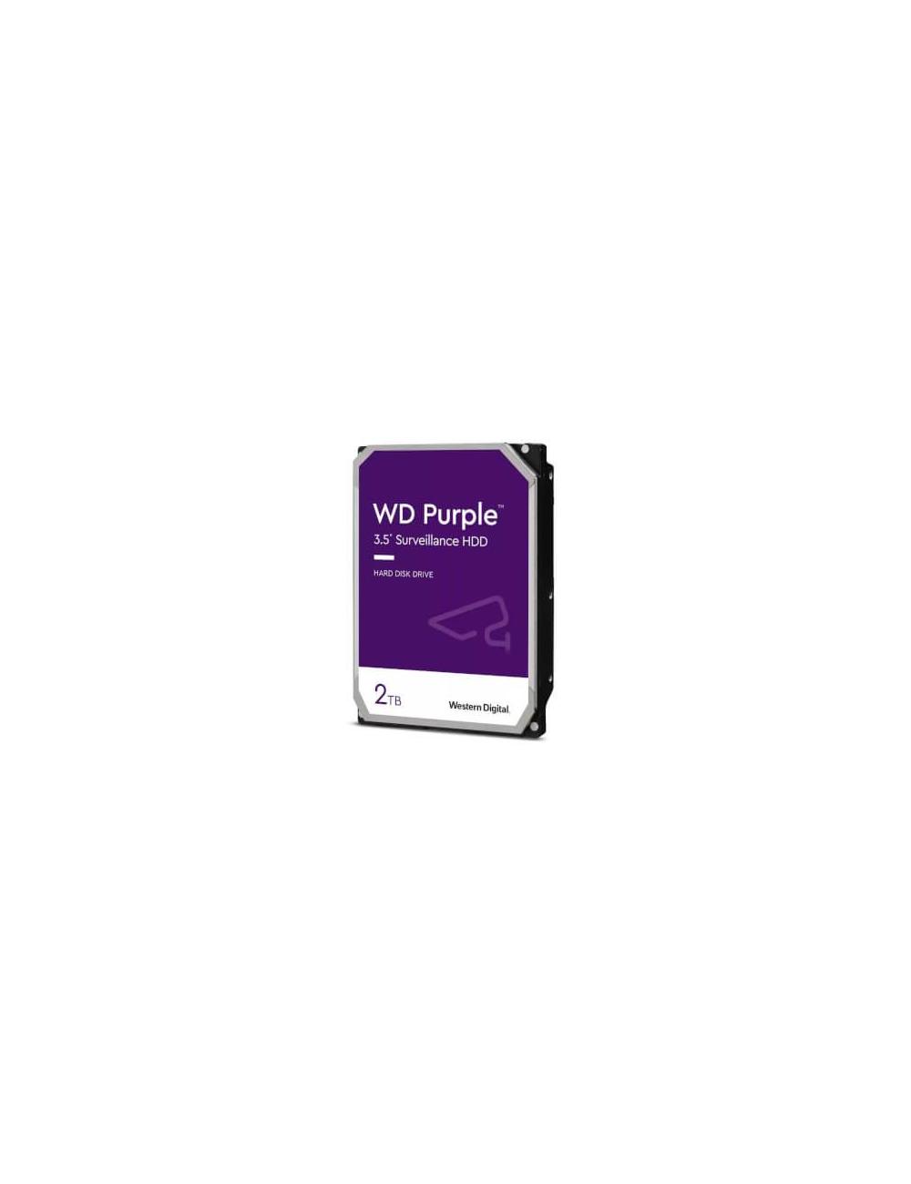 WD Purple 2 To (WD23PURZ) – Disque dur 3 5 pouces vidéosurveillance SATA  CMR  AllFrame