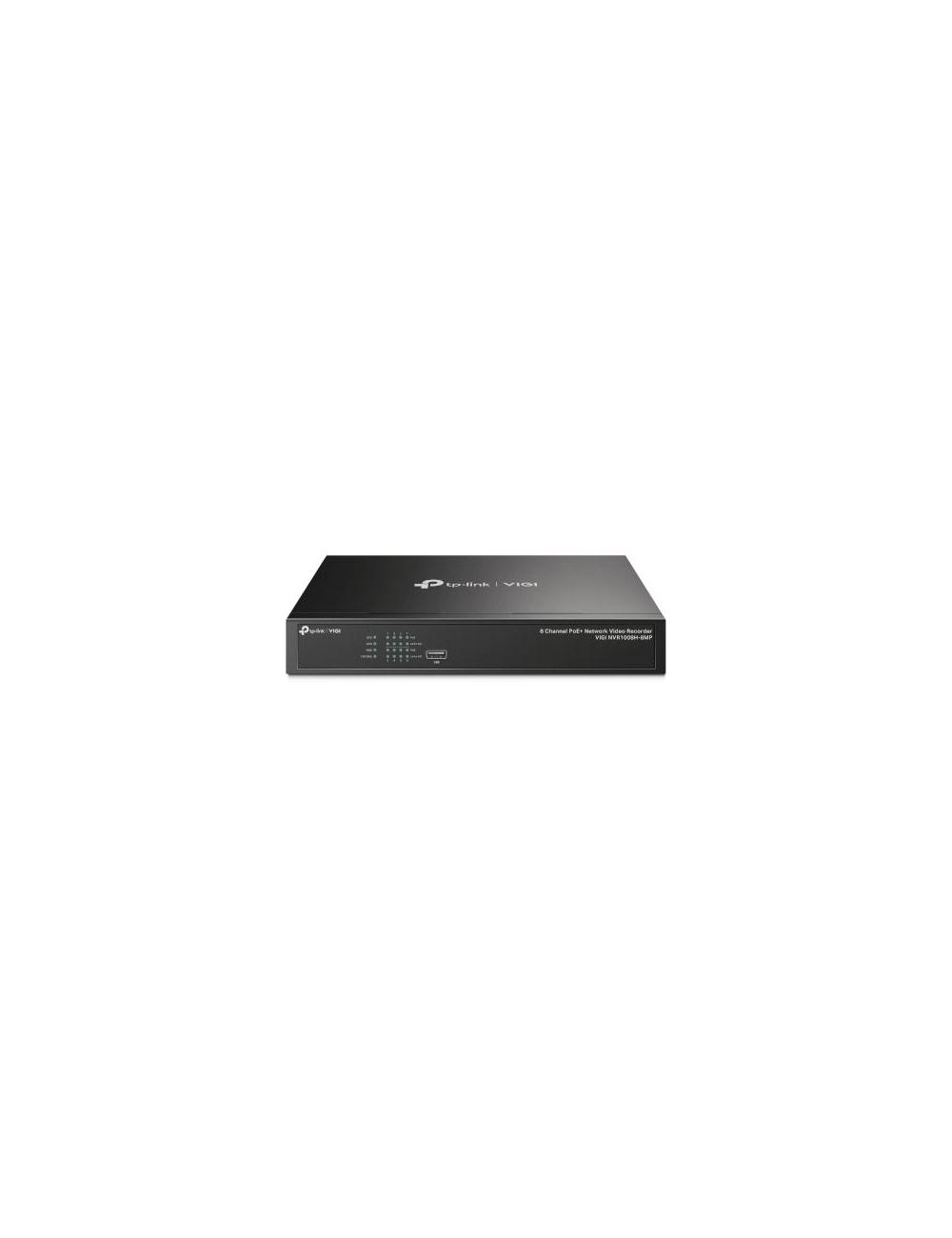 TP-Link VIGI NVR1008H-8MP – Enregistreur NVR 8 canaux  8 ports PoE+ 113 W  sortie HDMI 4K  H.265+