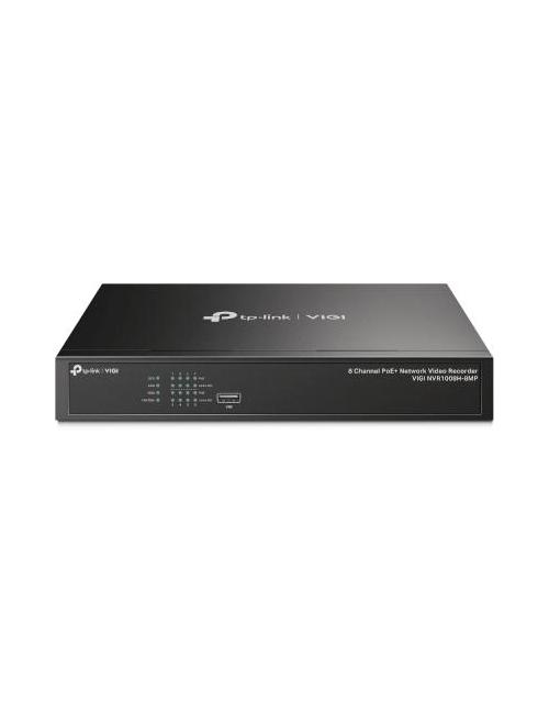 TP-Link VIGI NVR1008H-8MP – Enregistreur NVR 8 canaux  8 ports PoE+ 113 W  sortie HDMI 4K  H.265+