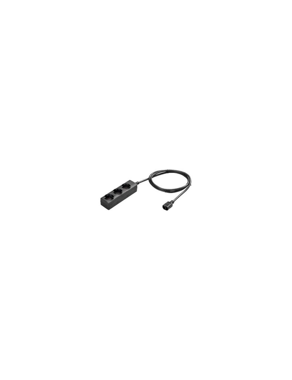 Eaton 1010081 – Câble de sortie onduleur IEC C14 vers 3 prises Schuko  10 A  1 7 m