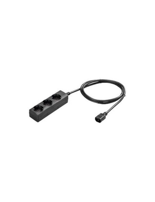 Eaton 1010081 – Câble de sortie onduleur IEC C14 vers 3 prises Schuko  10 A  1 7 m