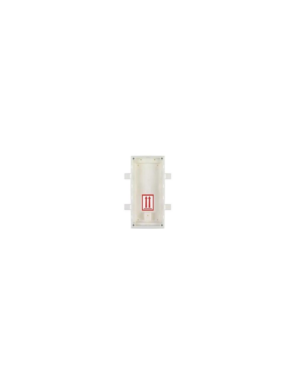 2N IP Verso boîte d'encastrement 2 modules (9155015) – Boîtier mural pour portier IP Verso et Access Unit 2.0