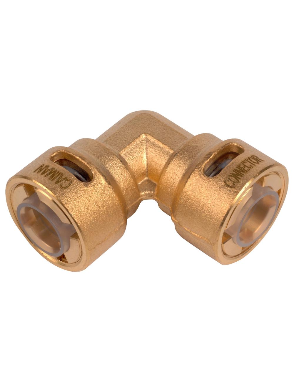Caïman Connectors Coude 90° 3/4" – Raccord rapide frigorifique à emboîter