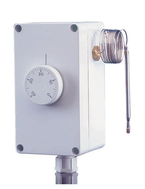 TG Aquastat étanche 0-60 °C – thermostat à capillaire inox 1 m