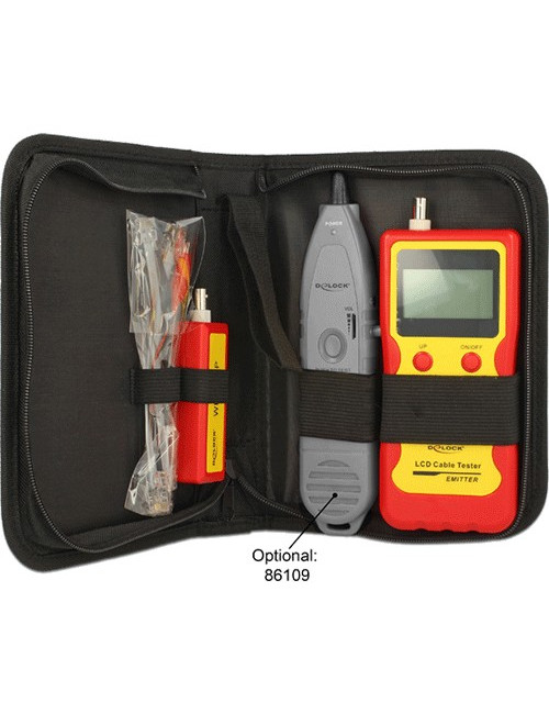 Testeur câbles réseaux LCD RJ45/RJ12/BNC/USB - 86108
