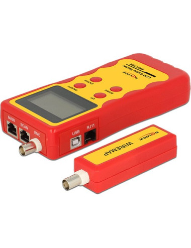 Testeur câbles réseaux LCD RJ45/RJ12/BNC/USB - [product_reference]Testeur câbles réseaux LCD RJ45/RJ12/BNC/USB