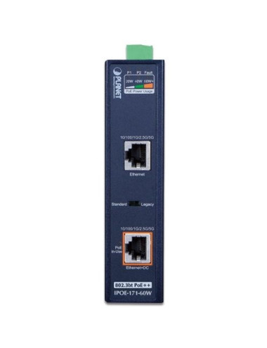 Injecteur PoE industriel Giga 802.3bt 60W - [product_reference]Injecteur PoE industriel Giga 802.3bt 60W
