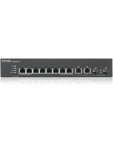 Switch 19" L2 8 ports Giga 2 ports Combo - ZYGS2220-10