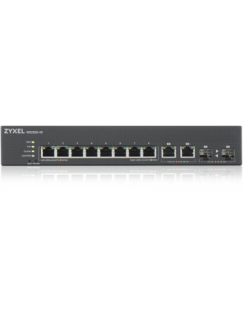 Switch 19" L2 8 ports Giga 2 ports Combo - ZYGS2220-10